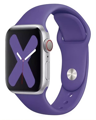 Apple Watch Uyumlu Silikon Kordon ( Lacivert ) | kilifhouse.com.tr