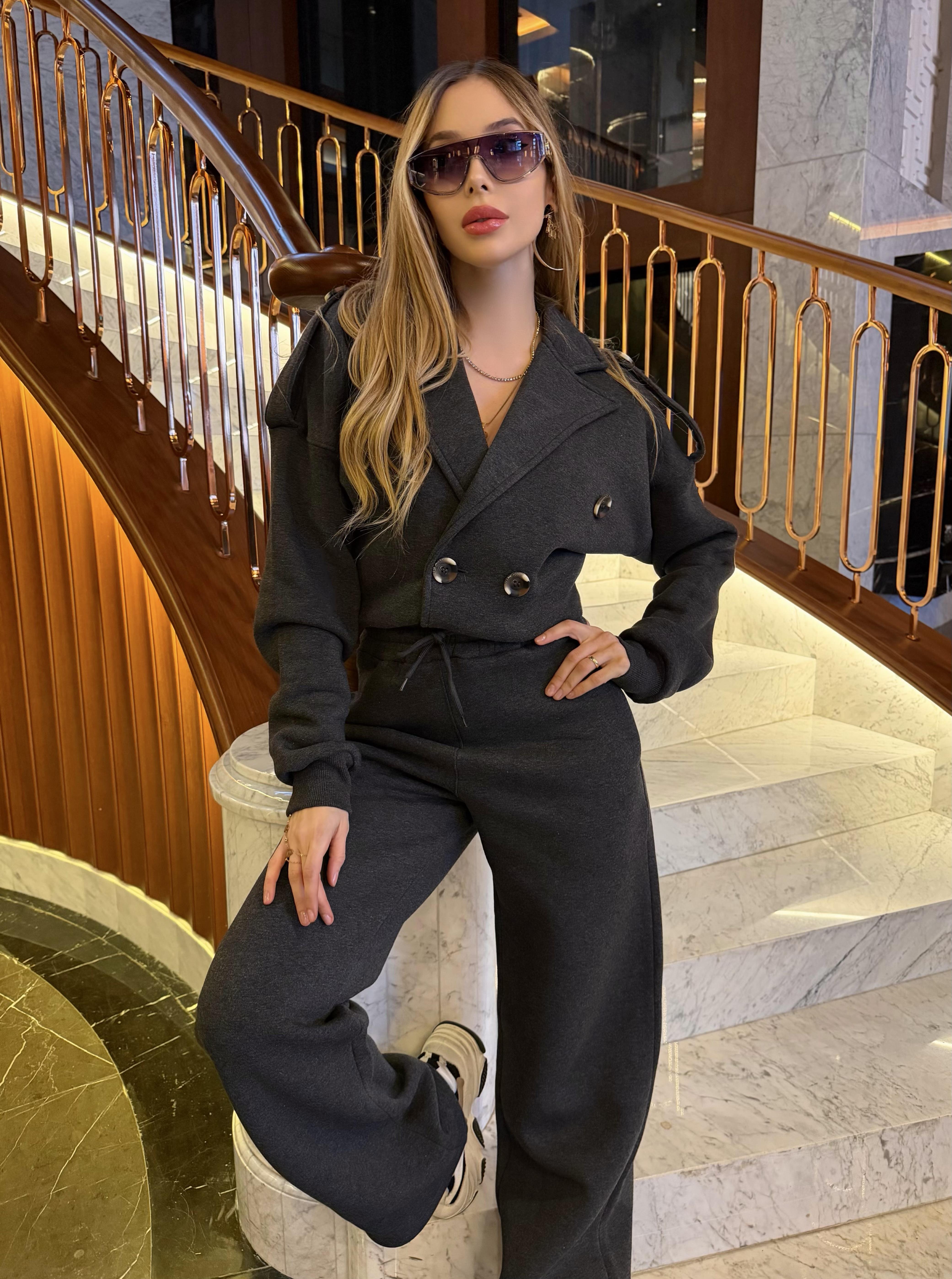 3 İplik Elite Lounge Blazer Form Takım