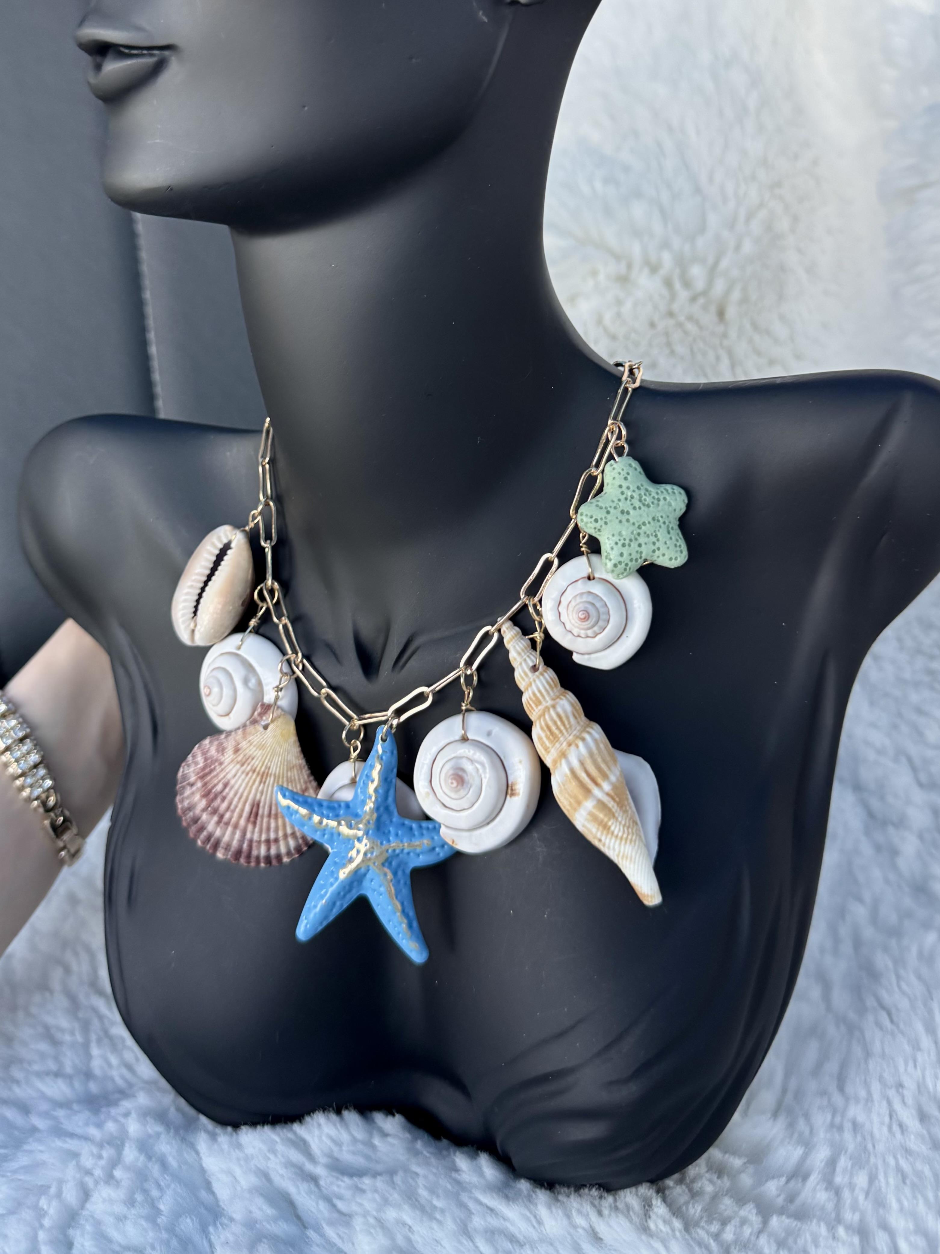 Deniz Kabuklu Oceana Dreams Kolye