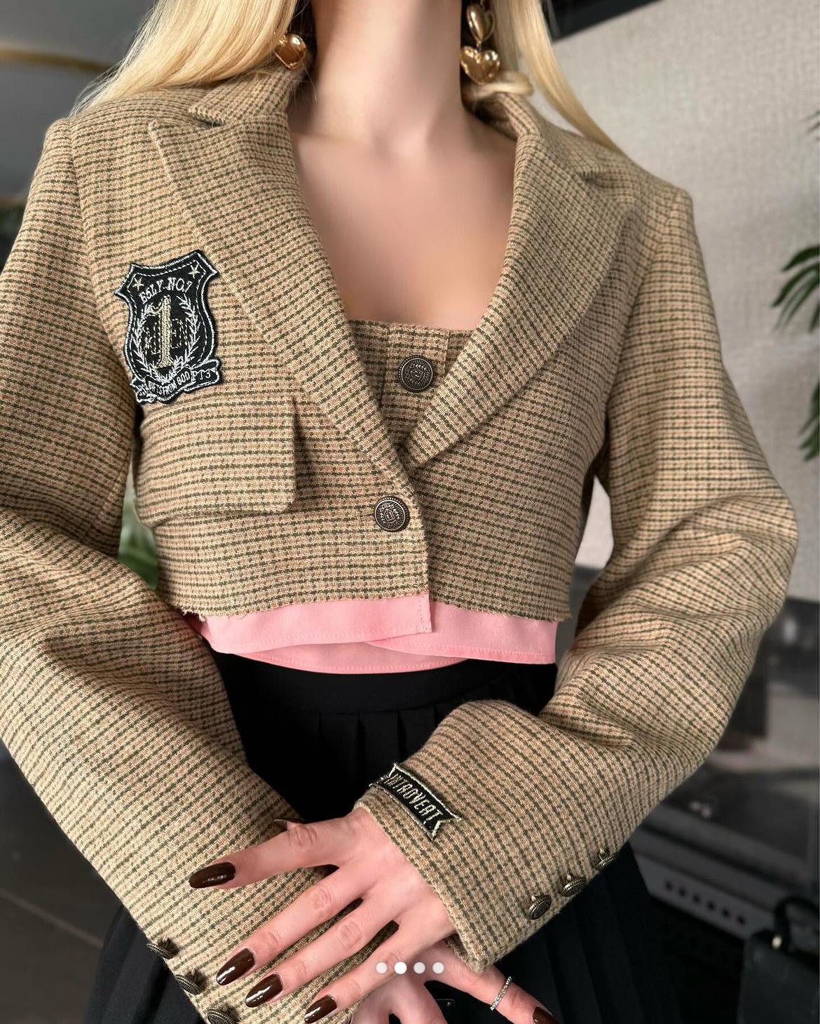 Ekoseli Kolej Ceket