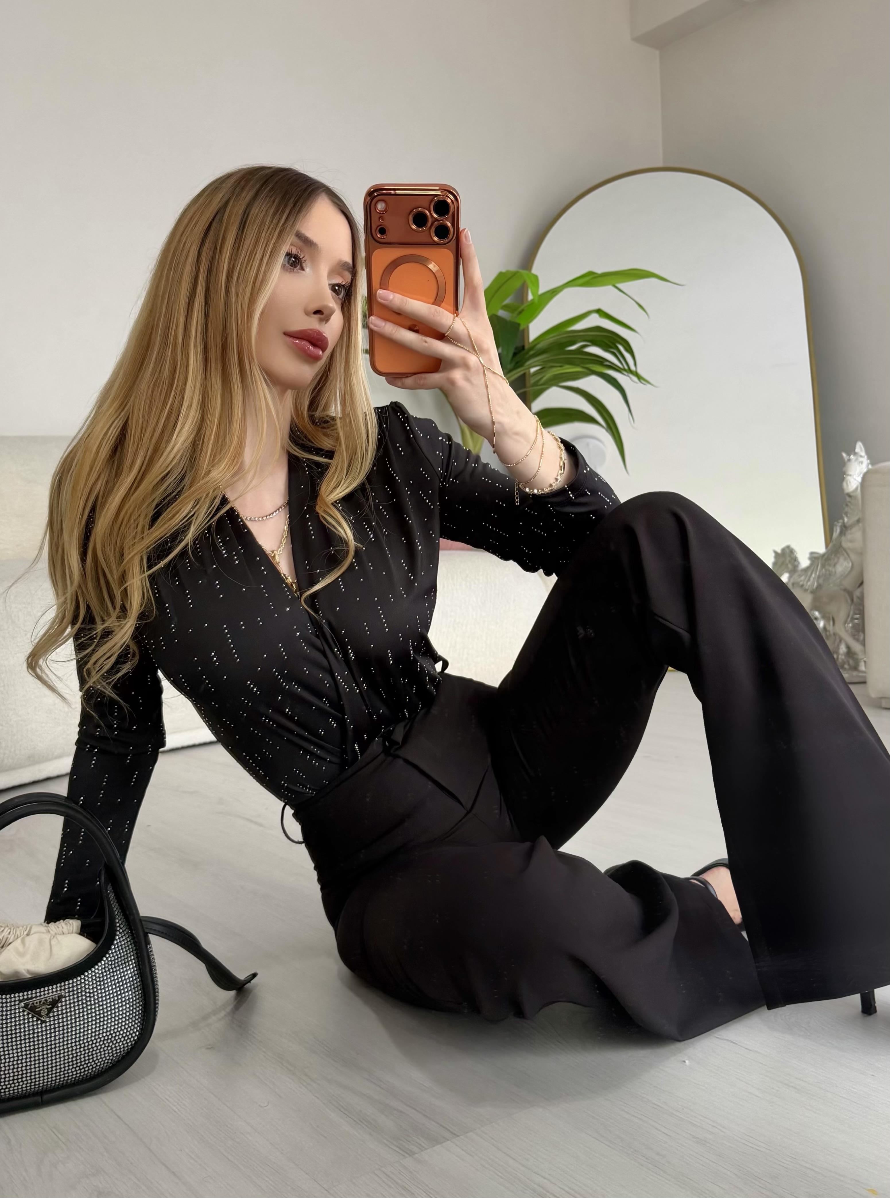 Glow Touch Işıltılı Bodysuit