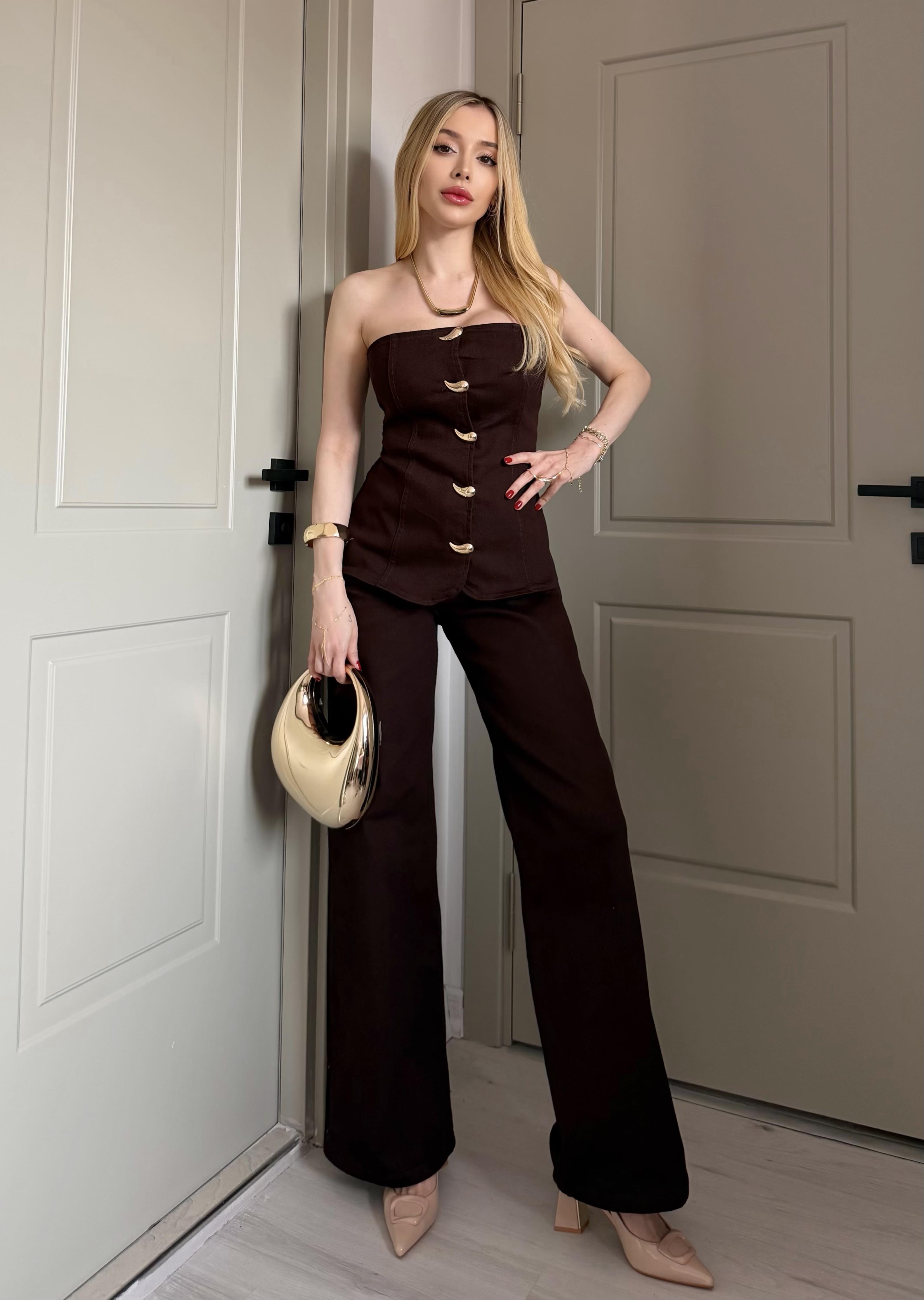 Golden Brown Elegance Takım