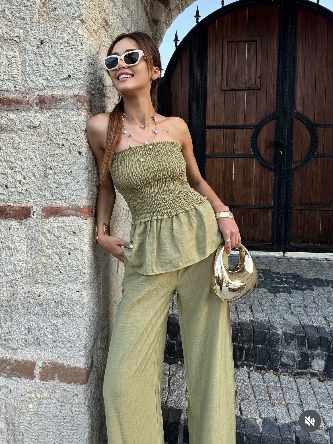 Krep Kumaş Straplez Gipeli Bohem Takım