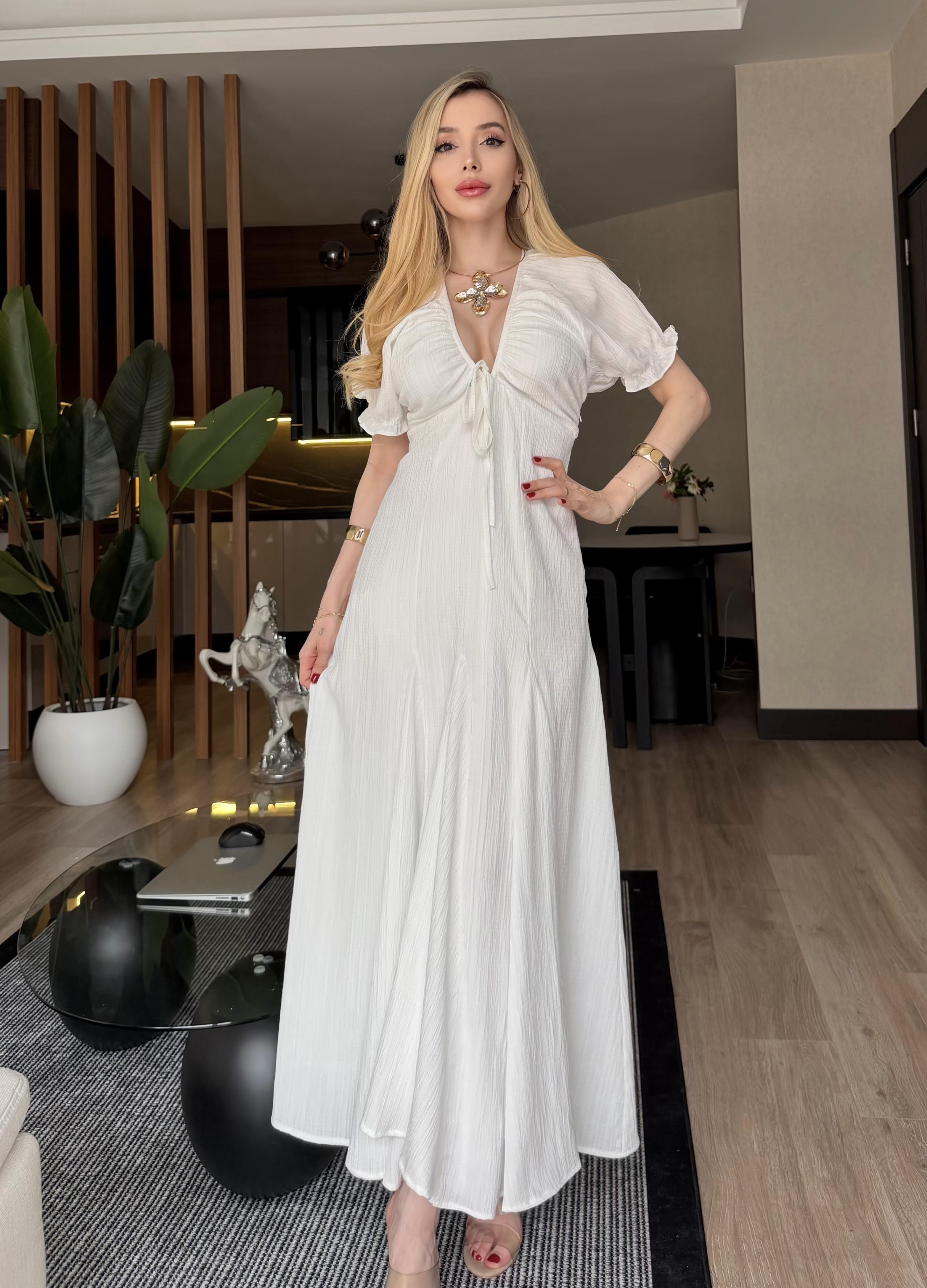 Pure Romance Akışkan Maxi Elbise