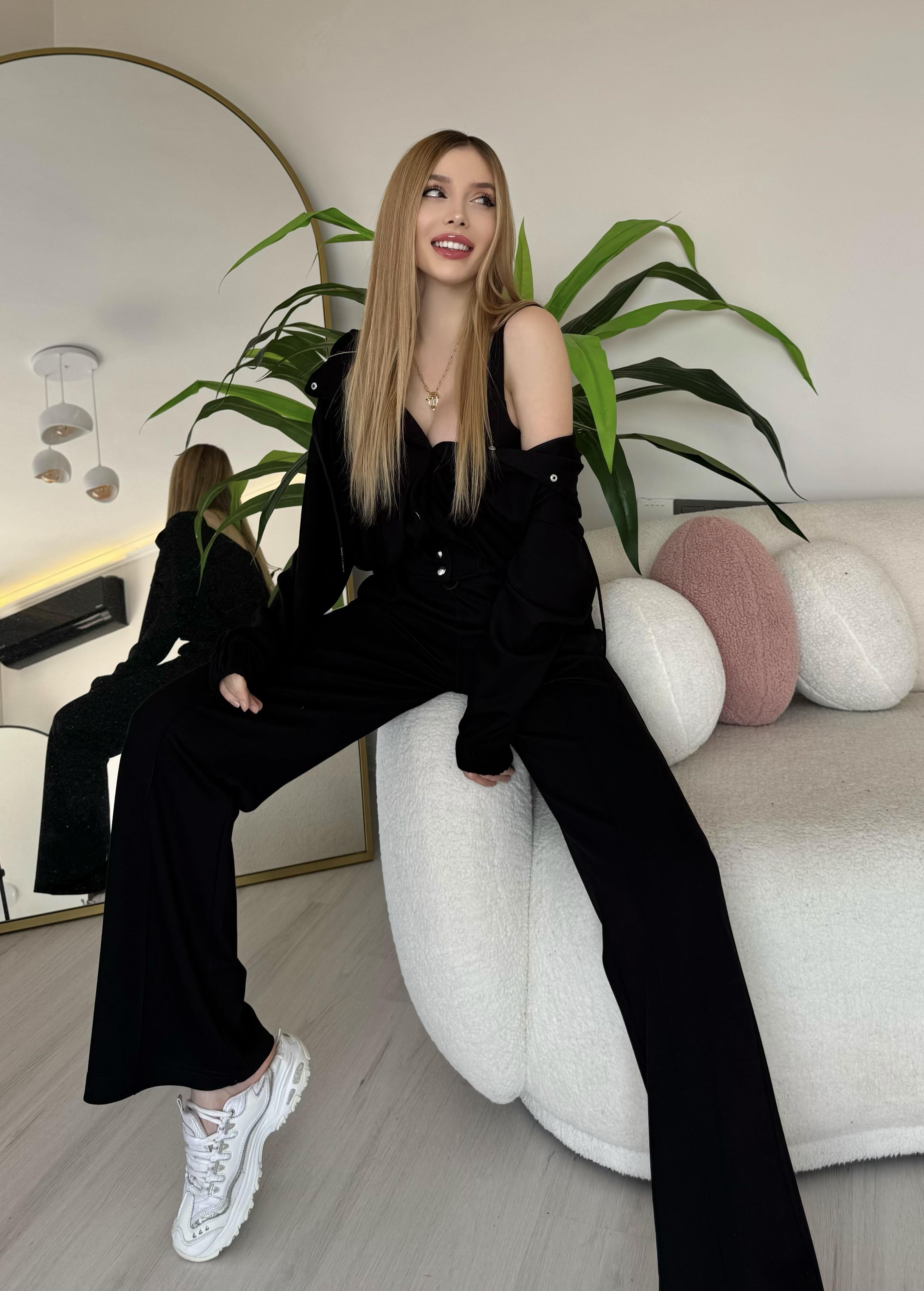 Soft Modal Relax 3lü Set Siyah