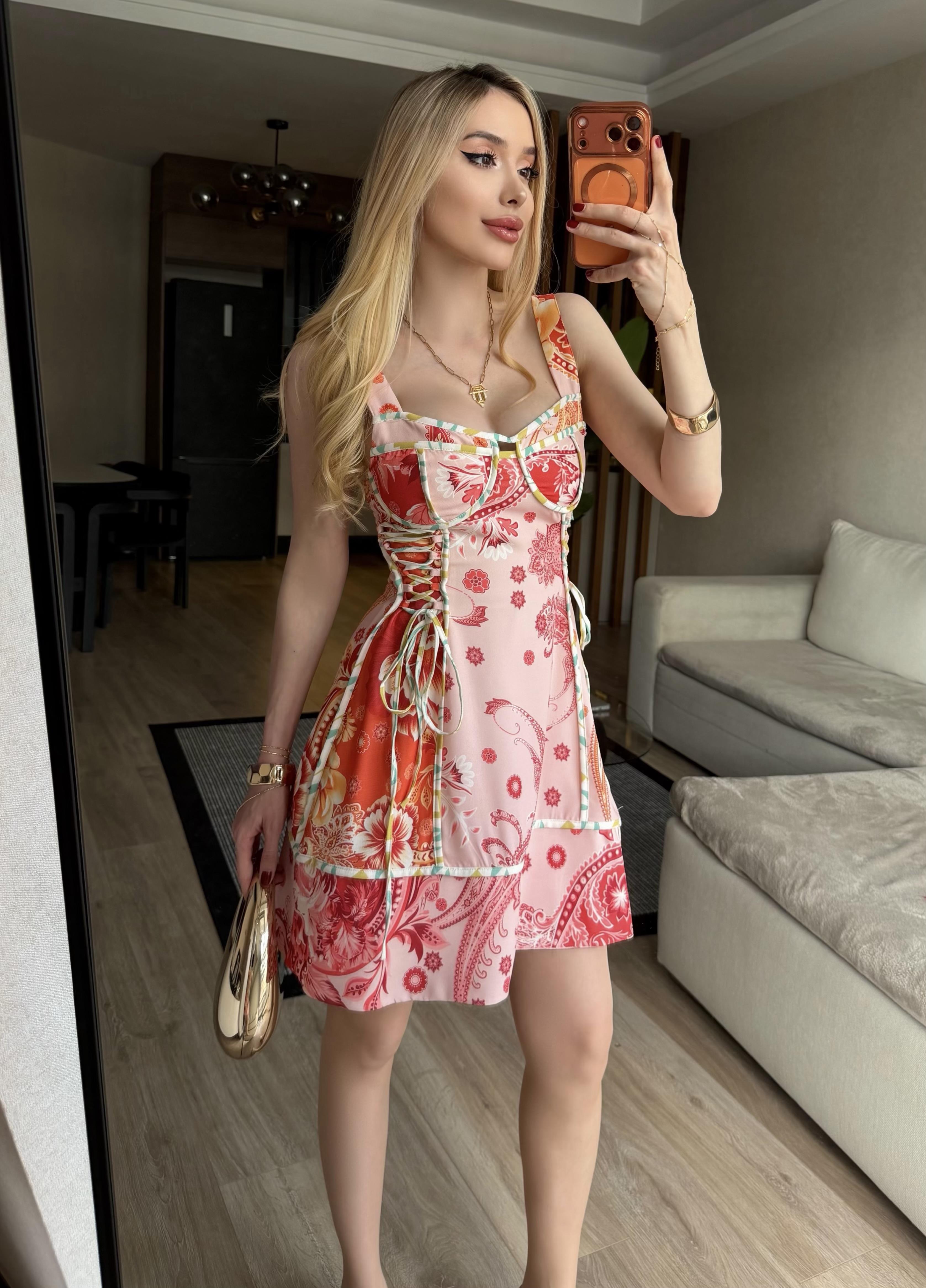 Sunset Paisley Mini & Maxi Elbise