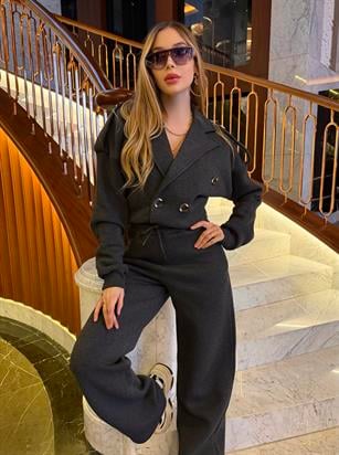 3 İplik Elite Lounge Blazer Form Takım