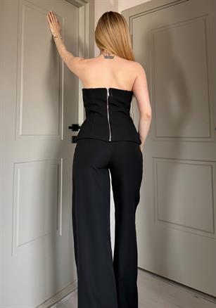 Atlas Kumaş Signature Noir Form Takım