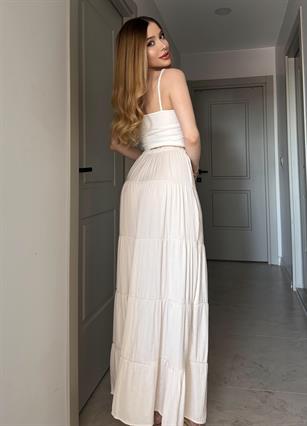 Boheme Flow Katlı Maxi Etek