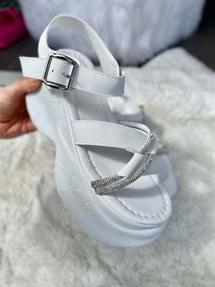 Diamond Taş Aksesuarlı Sandalet