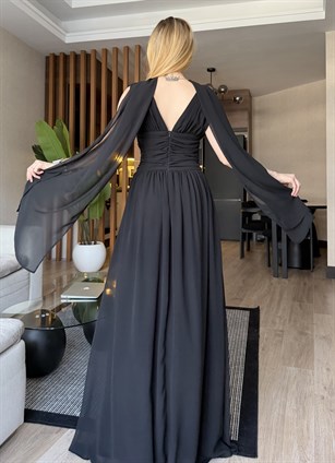 Divine Touch Premium Gold Detaylı Elbise