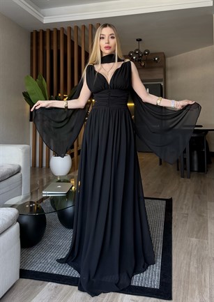 Divine Touch Premium Gold Detaylı Elbise