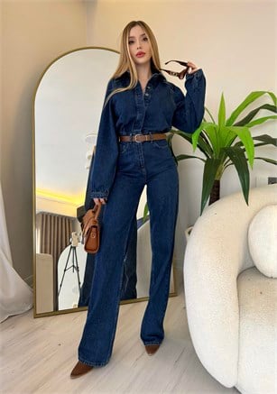 Era Denim Kemerli Premium Tulum