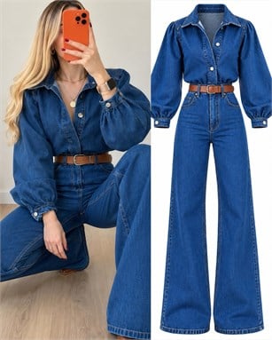 Era Denim Kemerli Premium Tulum