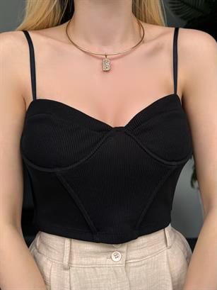 Fitilli Askı Boyu Ayarlanabilir Bella Crop