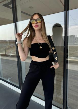 Gabardin Kot Kumaş Havuç Paça Pantolon