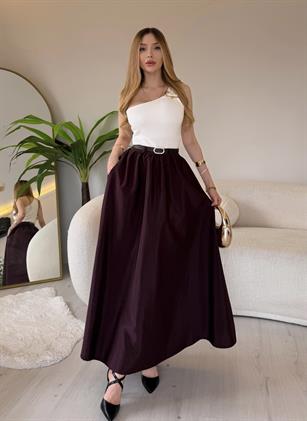 Gold Detail Elegance Body Beyaz