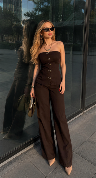 Golden Brown Elegance Takım