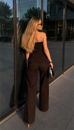 Golden Brown Elegance Takım