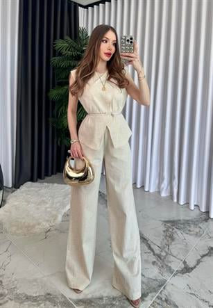 Keten Kumaş “Linen Luxe” Takım