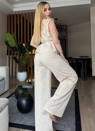 Keten Kumaş “Linen Luxe” Takım