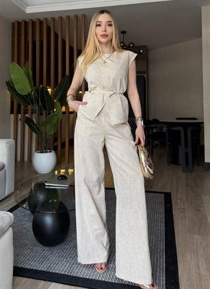 Keten Kumaş “Linen Luxe” Takım