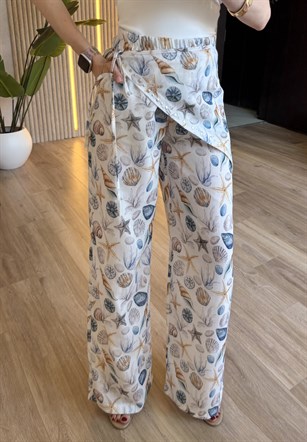 Keten Kumaş Seabloom Pantolon