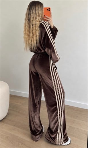 Luxe Sport Dört Şerit Kadife Takım