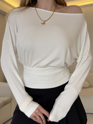 Minimal Drape Shoulder Bluz