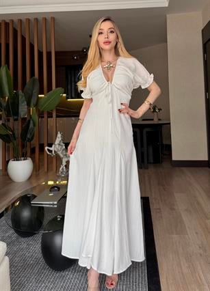 Pure Romance Akışkan Maxi Elbise