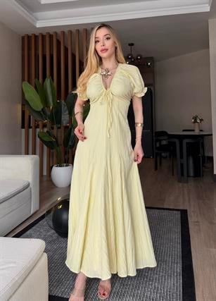 Pure Romance Akışkan Maxi Elbise