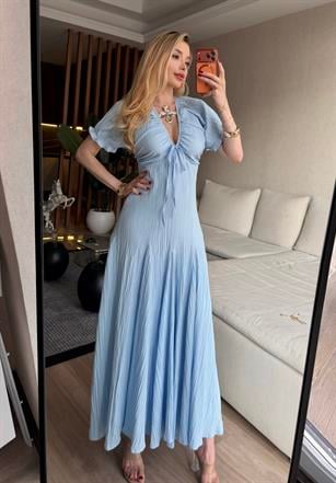Pure Romance Akışkan Maxi Elbise