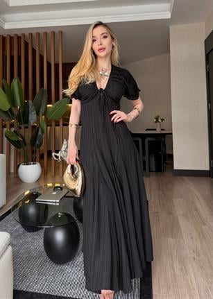 Pure Romance Akışkan Maxi Elbise