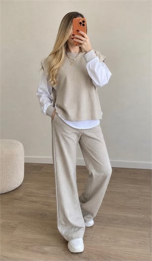 Soft Form Triko Poplin Garnili Takım