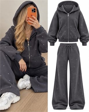 Starry Mood İçi Şardonlu Taş Detaylı Takım