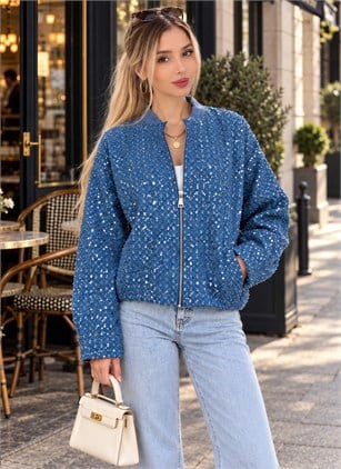 Stella Sparkle Payetli Ceket