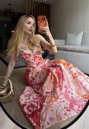 Sunset Paisley Mini & Maxi Elbise