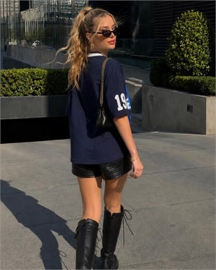 Varsity Nebraska Oversize Tshirt