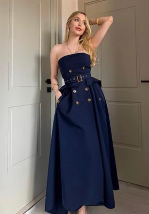 Velmora Trench Form  Premium Elbise