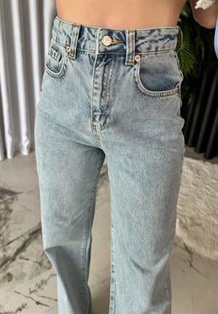 Yüksek Bel Palazzo Nexa Wide Leg Jean