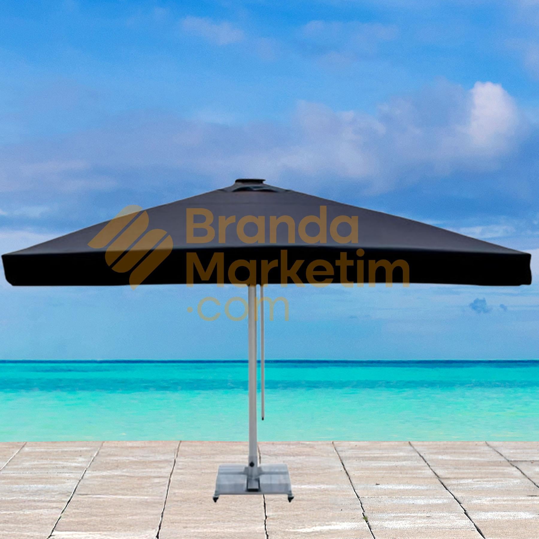 4 mt x 4mt Mega Manuel Teleskopik Şemsiye