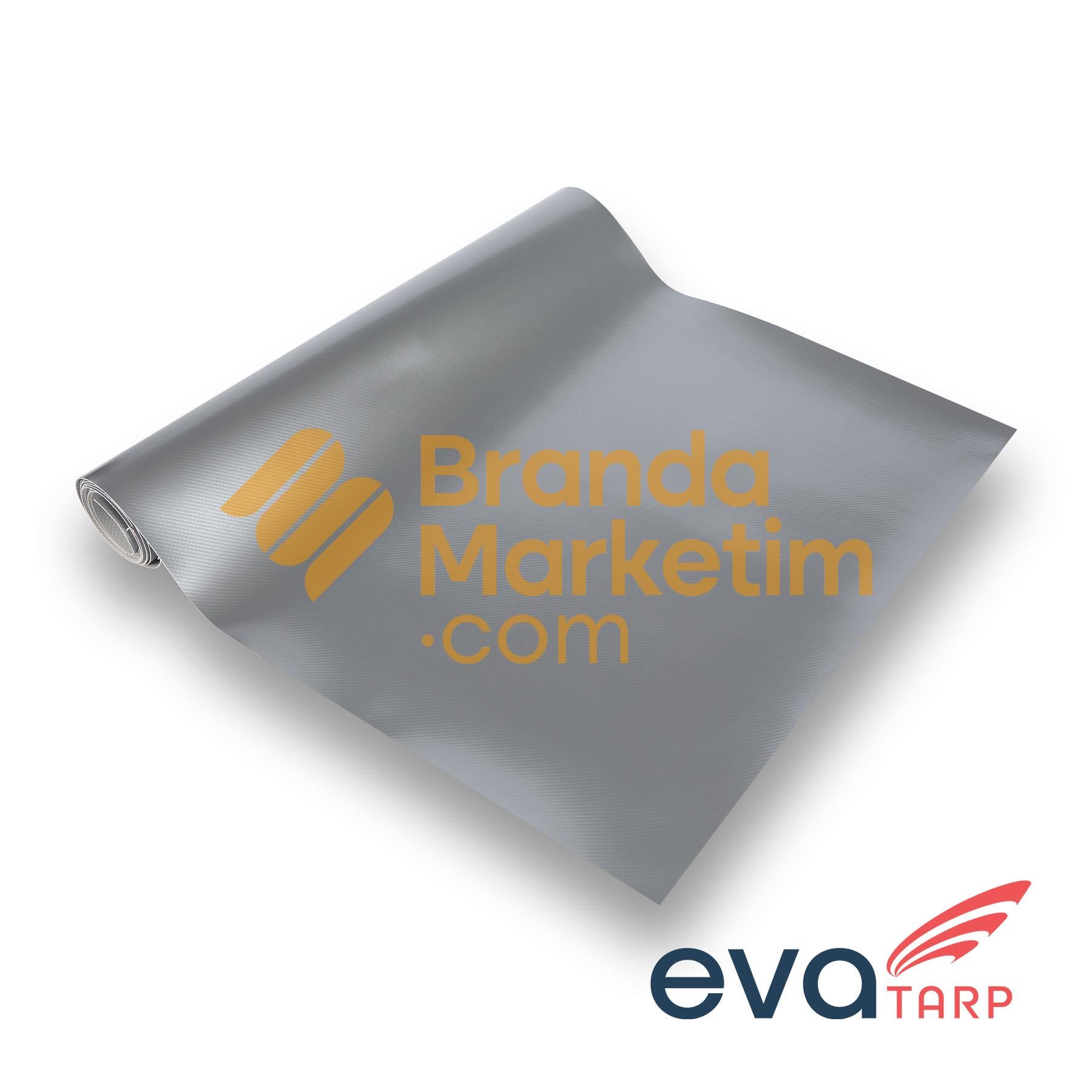 Evatarp Polyester Branda Kumaşı- 900 Gr/Mt2- Gümüş