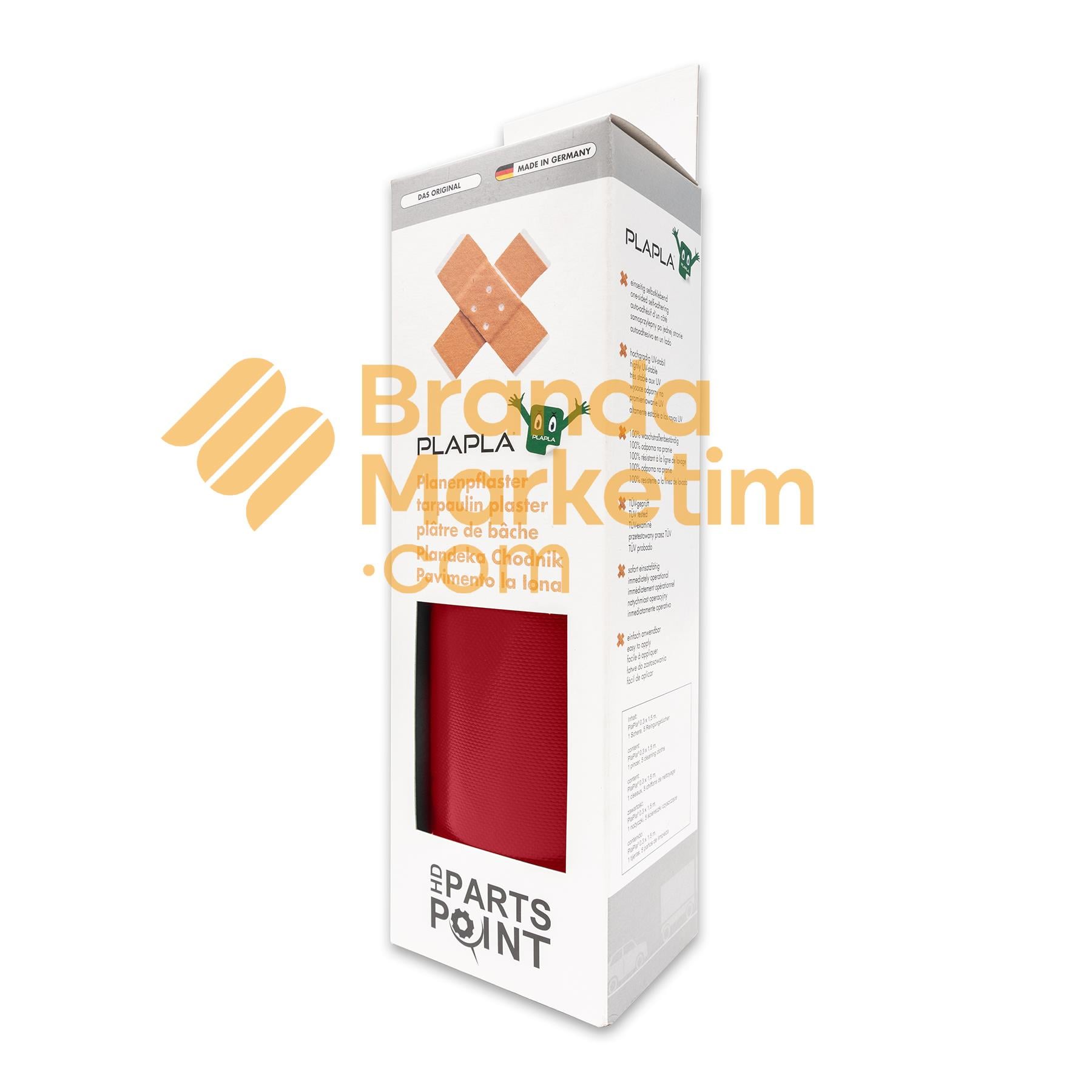 PlaPla Store-Çadır Branda Tamir Seti-Kırmızı Ral 3002