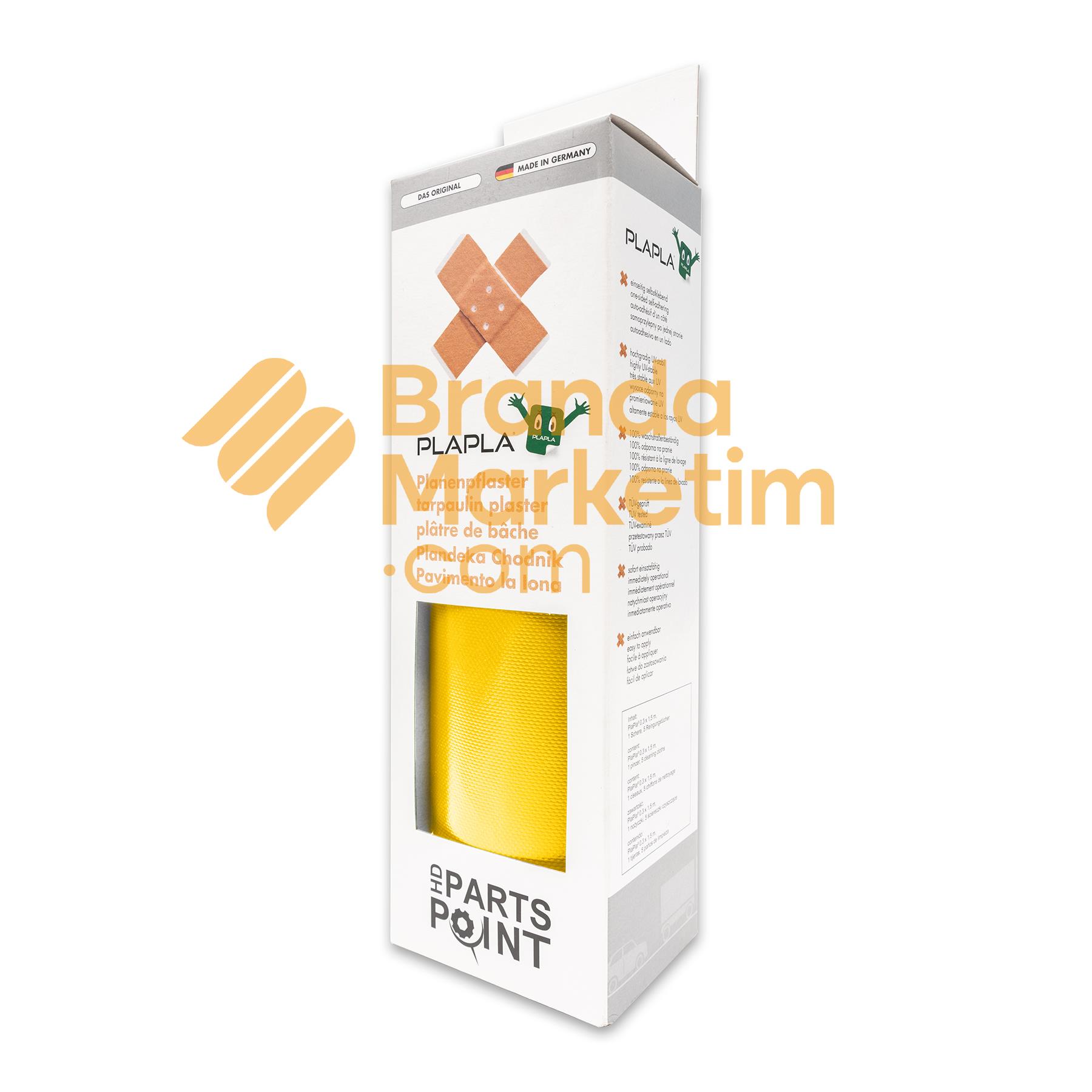 PlaPla Store-Çadır Branda Tamir Seti-Sarı Ral 1021