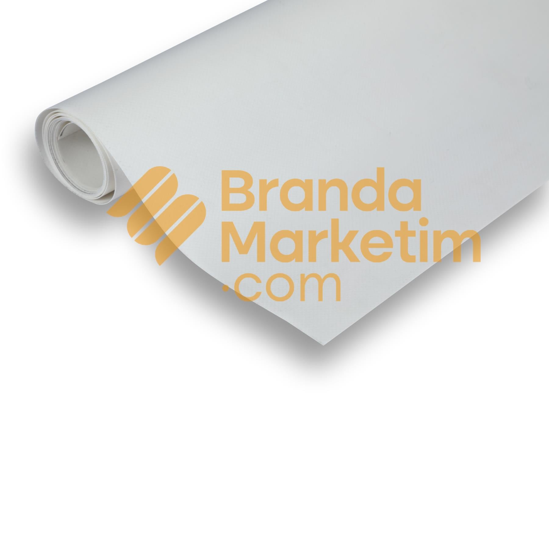 Polyester Branda Kumaşı-440 Gr/Mt2-Beyaz (140 Cm En)