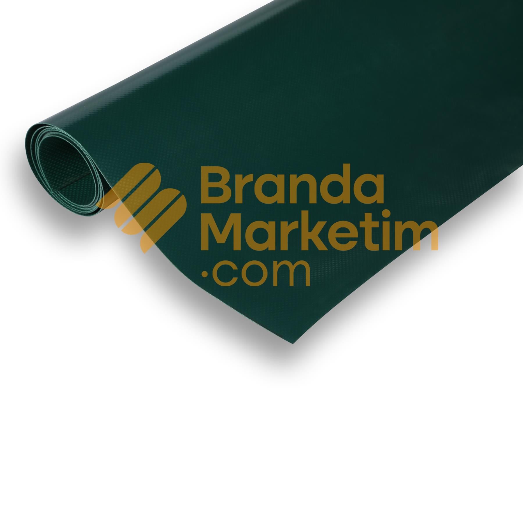 Polyester Branda Kumaşı-440 Gr/Mt2-Koyu Yeşil (140 Cm En)