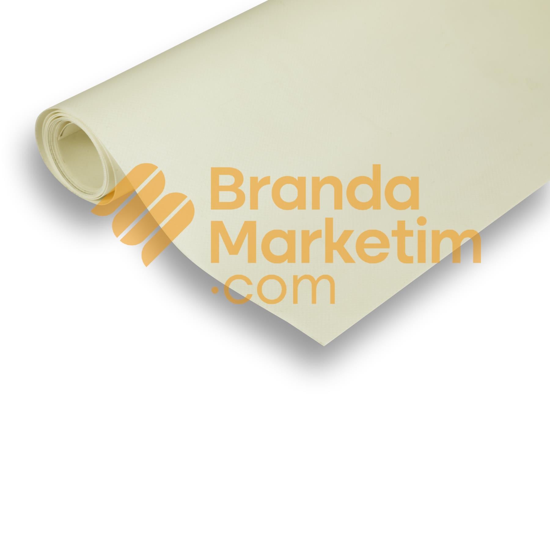 Polyester Branda Kumaşı-440 Gr/Mt2-Krem (140 Cm En)