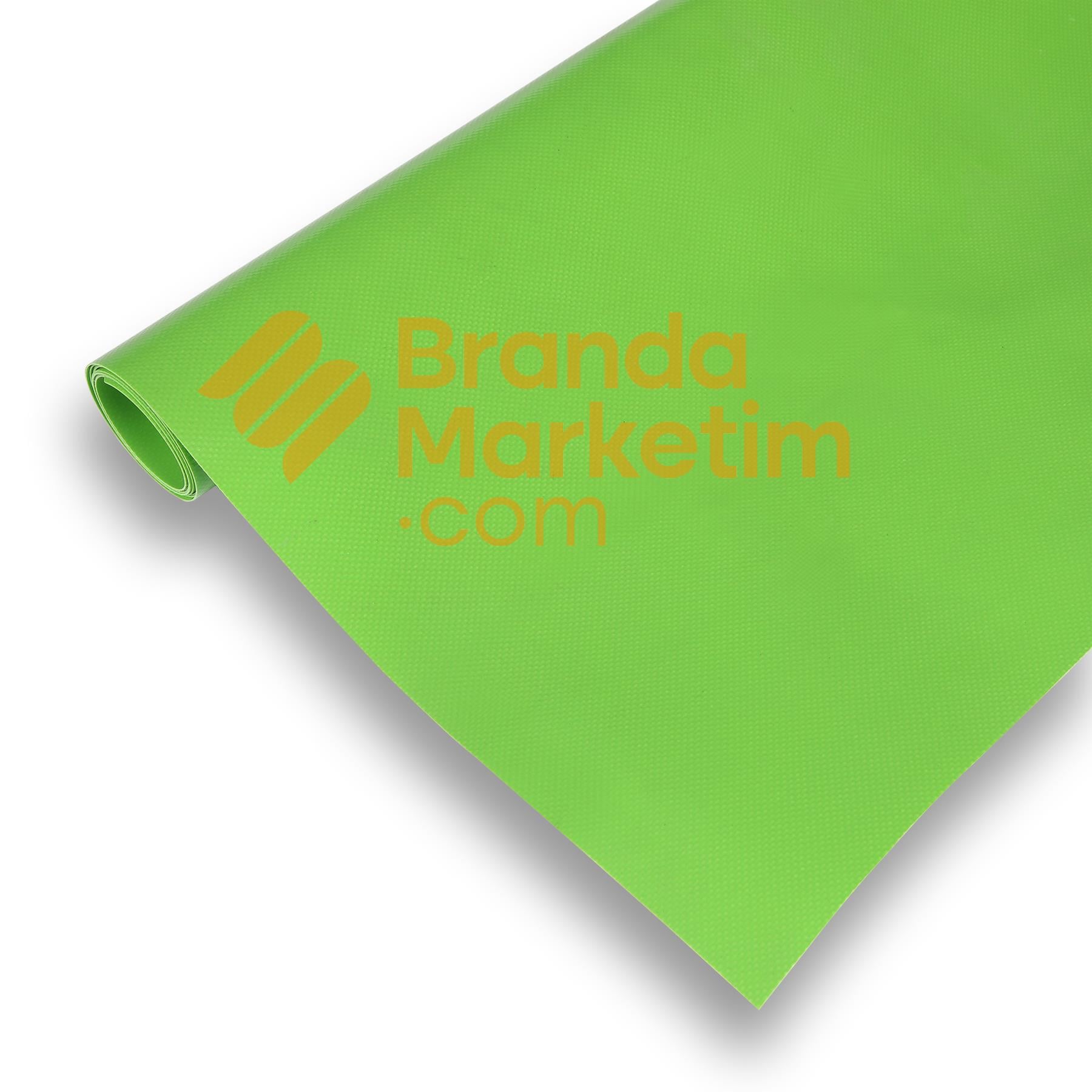 Polyester Branda Kumaşı-650 Gr/Mt2-Açık Yeşil (150 Cm En)