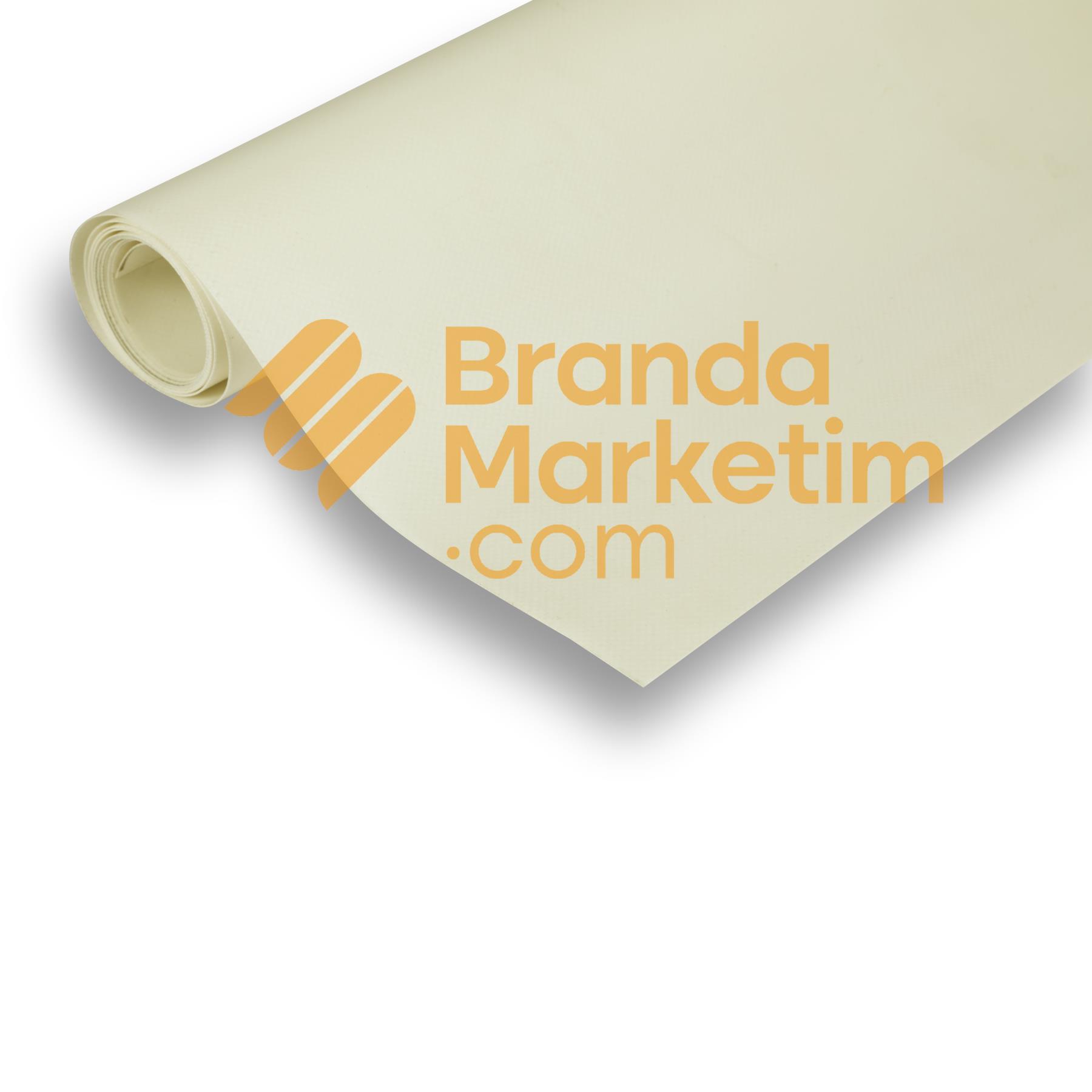Polyester Branda Kumaşı-650 Gr/Mt2-Krem (150 Cm En)