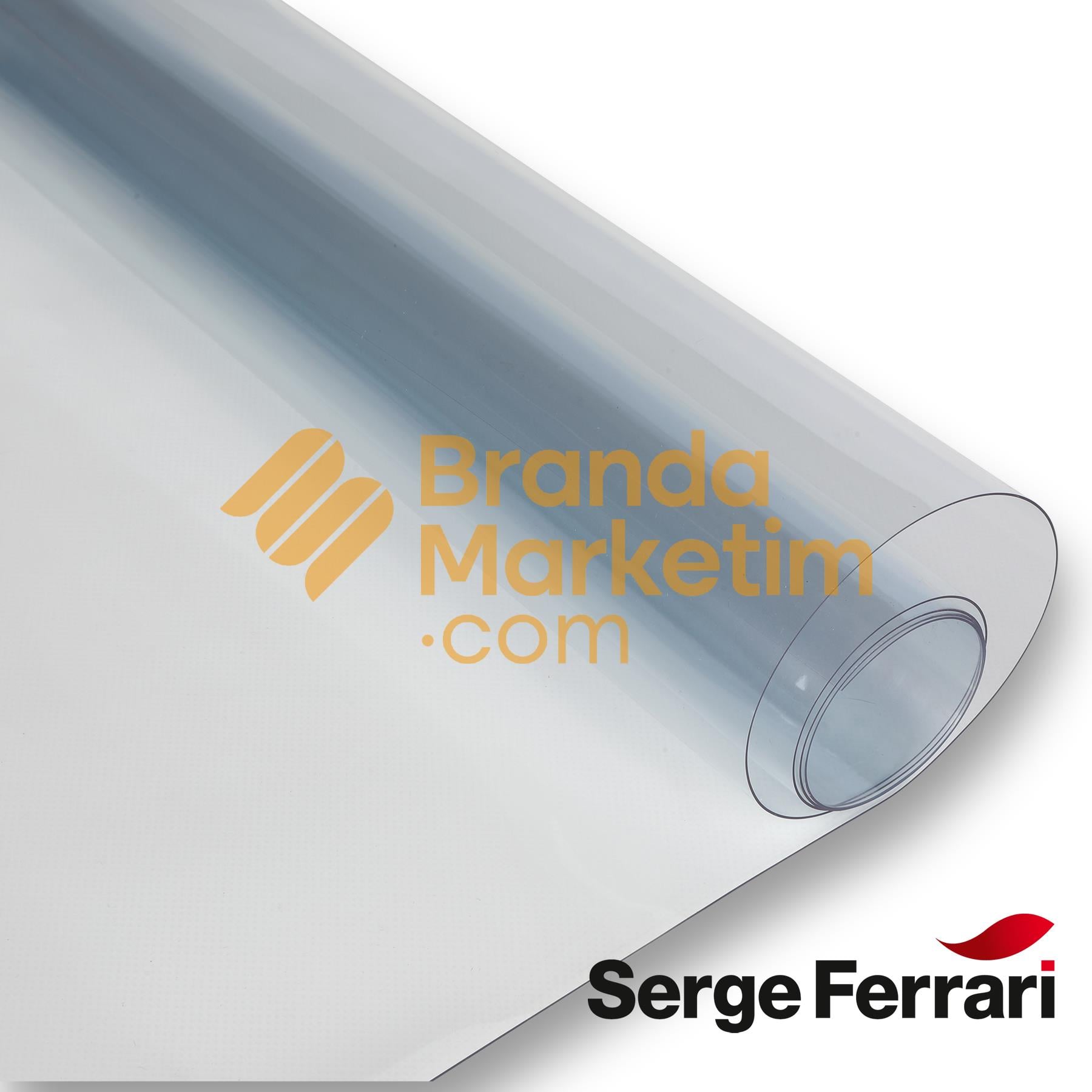 SERGE FERRARİ  Pvc Şeffaf Branda-(0.50 mm kalınlık - 140 cm en)